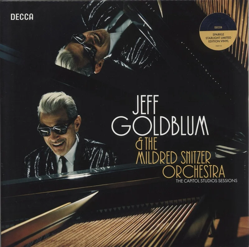 Jeff Goldblum The Capitol Studios Sessions - Sparkle Starlight Vinyl + Signed Print - Sealed UK 2-LP vinyl set