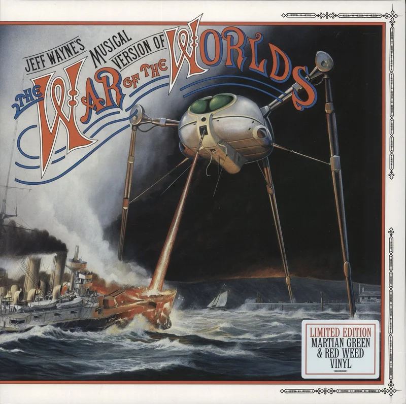 Jeff Wayne The War Of The Worlds - 180gm Martian Green & Red Weed Vinyl UK 2-LP vinyl set