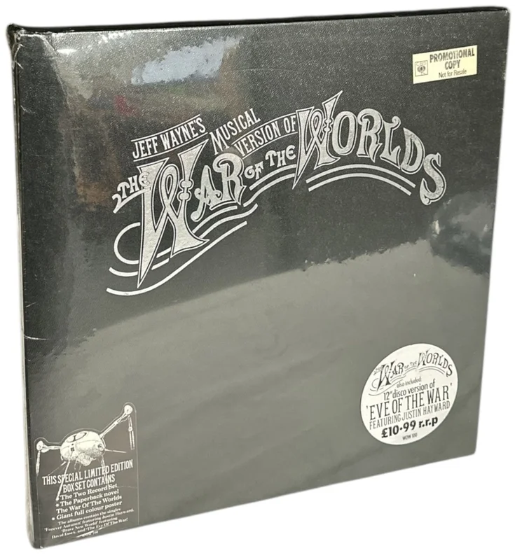 Jeff Wayne The War Of the Worlds - Sealed UK Promo Vinyl box set