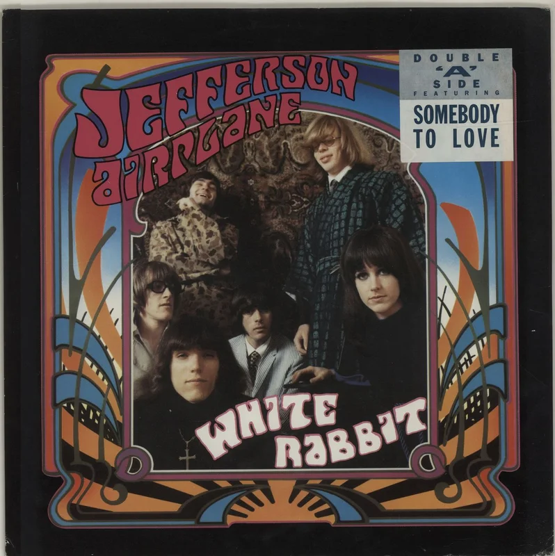 Jefferson Airplane White Rabbit/Somebody To Love UK 12" vinyl