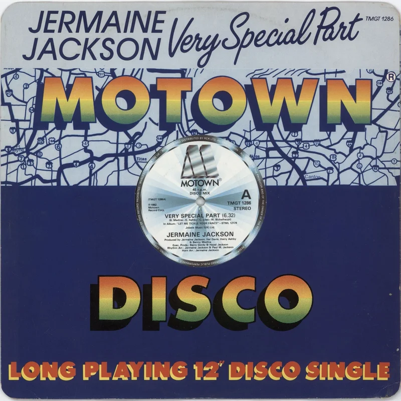 Jermaine Jackson Very Special Part UK 12" vinyl