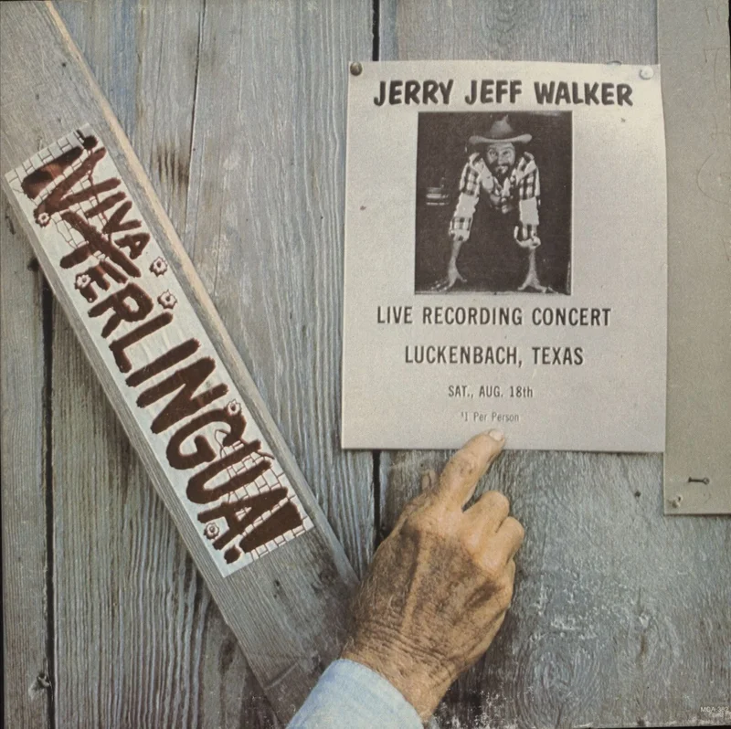 Jerry Jeff Walker Viva Terlingua US Vinyl LP
