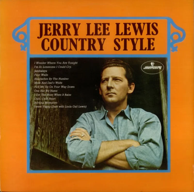 Jerry Lee Lewis Country Style UK Vinyl LP