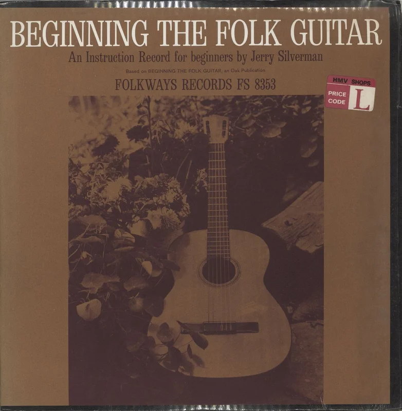 Jerry Silverman Beginning Folk Guitar: An Instruction Record For Beginners US Vinyl LP