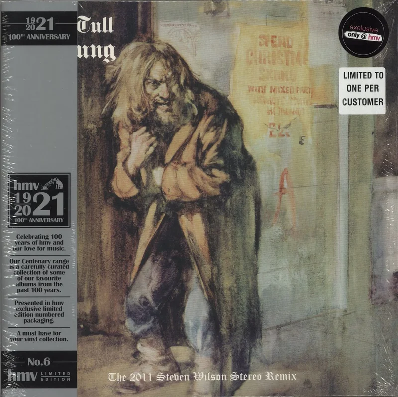 Jethro Tull Aqualung: HMV Centenary - Clear Vinyl UK Vinyl LP
