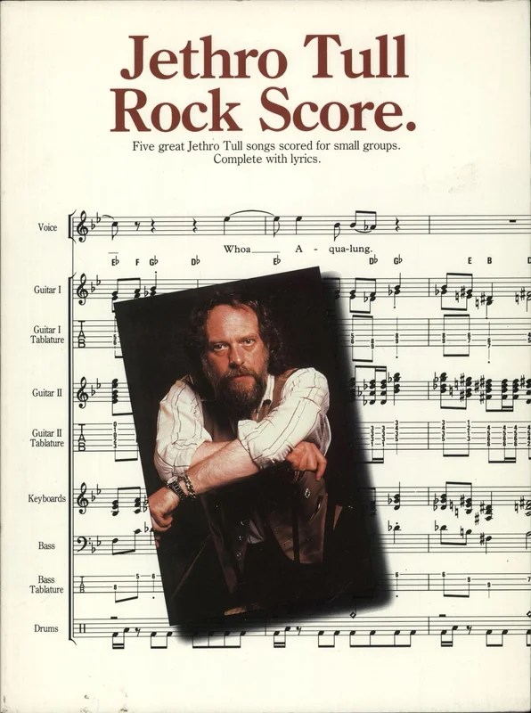 Jethro Tull Jethro Tull Rock Score UK Book