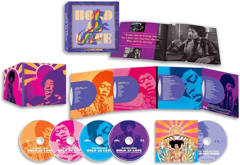 Jimi Hendrix Bold As Love - Deluxe 4-CD / 1-Blu-Ray Edition - Dolby Atmos Mixes - Sealed UK Cd album box set