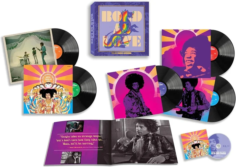 Jimi Hendrix Bold As Love - Deluxe 5-LP / 1-Blu-Ray Edition - Dolby Atmos Mixes - Sealed UK Vinyl box set