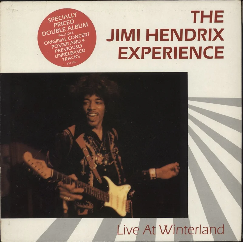 Jimi Hendrix Live At Winterland - Stickered Sleeve German 2-LP vinyl set
