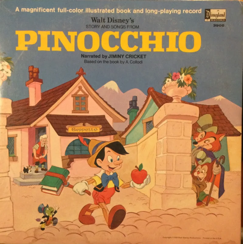 Jiminy Cricket - Walt Disney's Story And Songs From Pinocchio