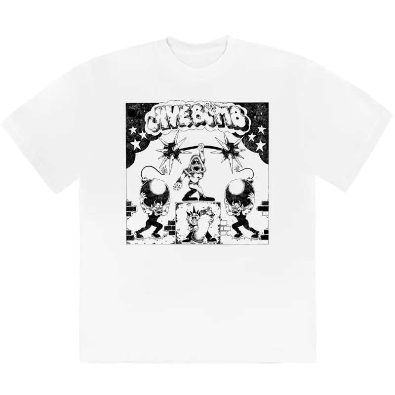 Jivebomb - Primitive Desires White Tee