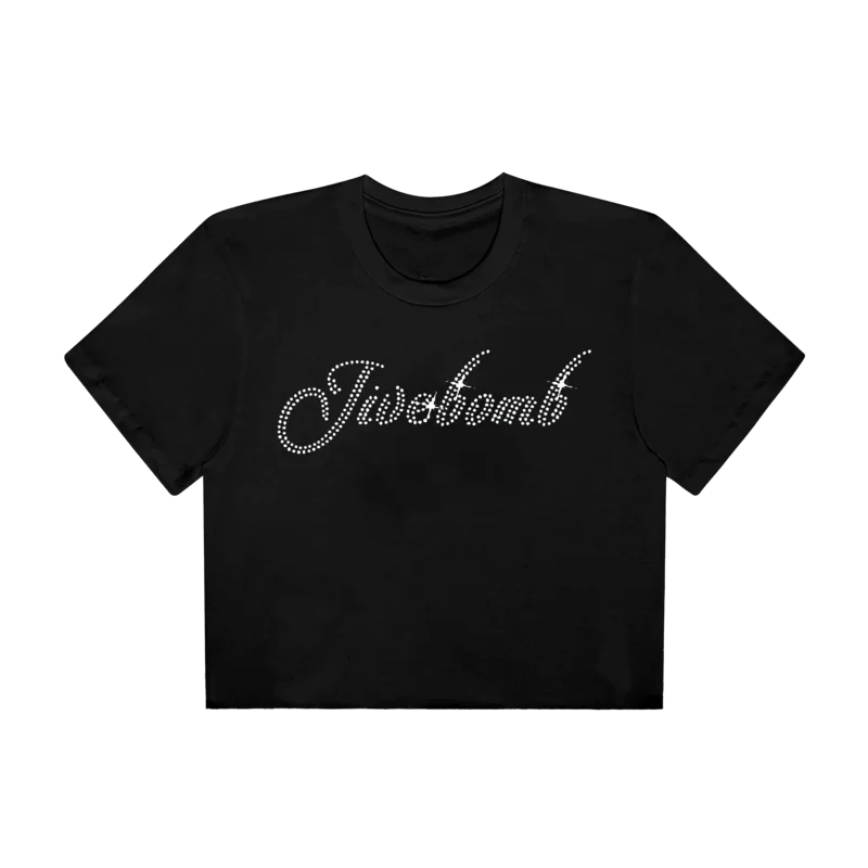 Jivebomb - Rhinestone Babydoll Shirt