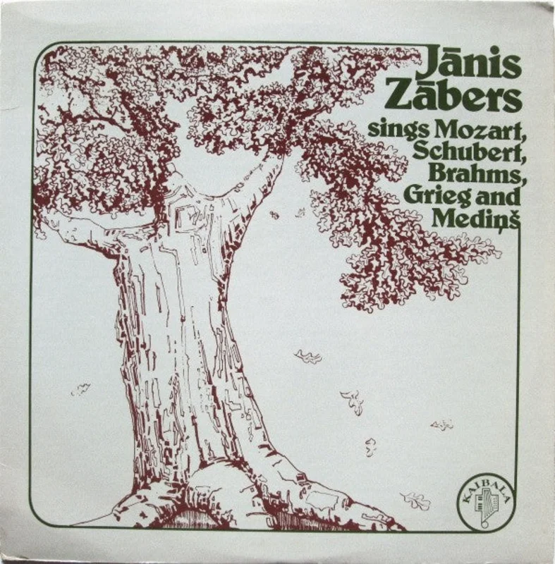 Jnis Zbers - Jnis Zbers Sings Mozart, Schubert, Brahms, Grieg And Medi