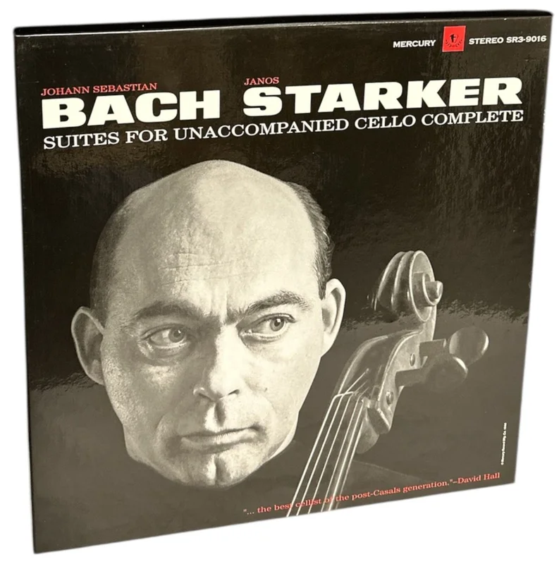 Jnos Starker Suites For Unaccompanied Cello Complete - 180gm - VG German Vinyl box set