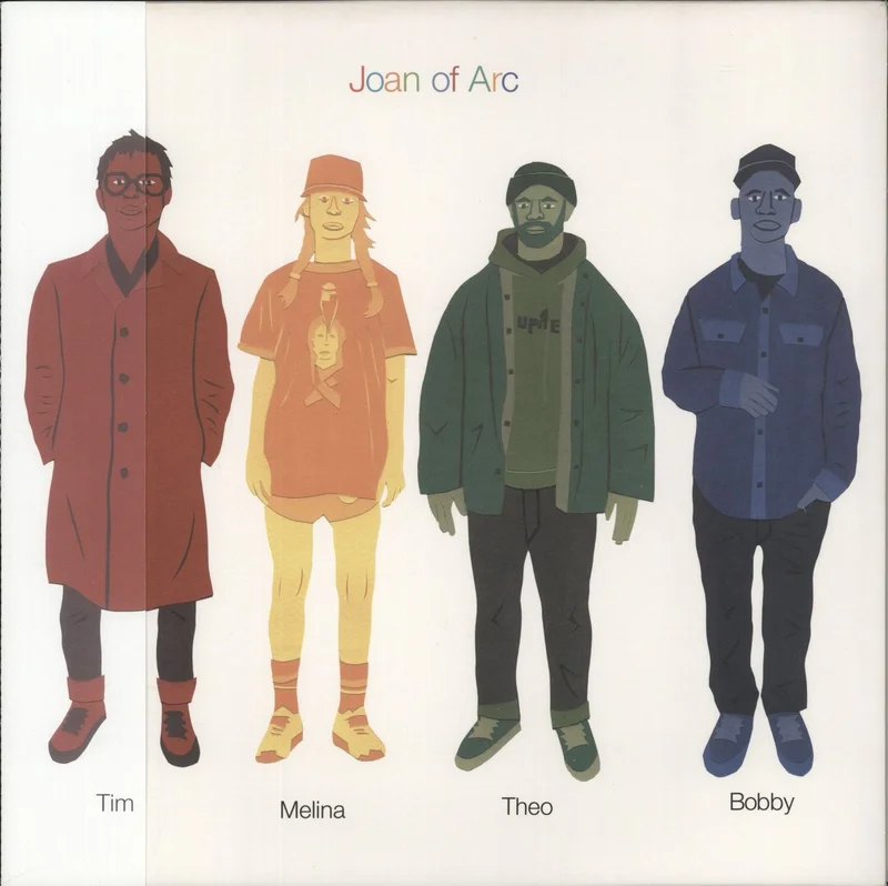 Joan of Arc Tim Melina Theo Bobby - Blue, Green & White Splatter Vinyl + Flexi-Disc US Vinyl LP