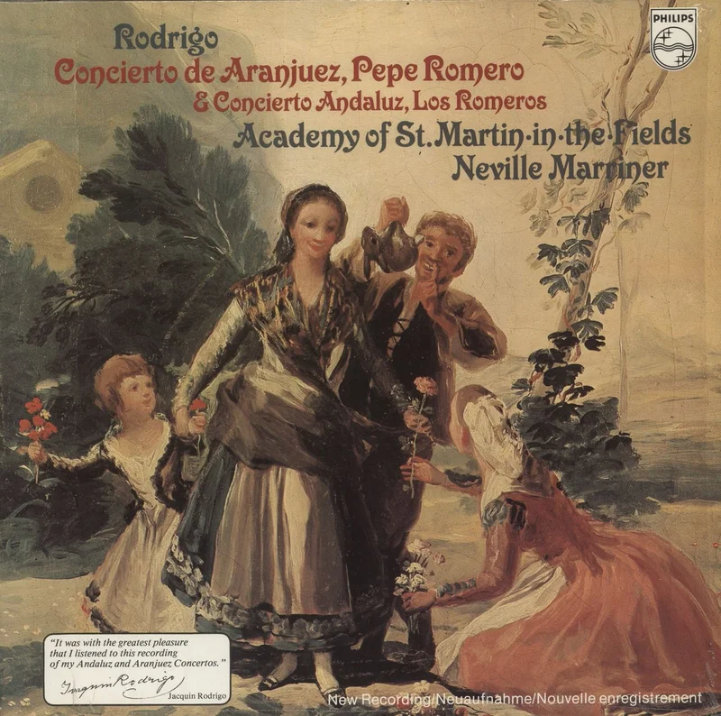 Joaquin Rodrigo Concierto De Aranjuez / Concierto Andaluz Dutch Vinyl LP