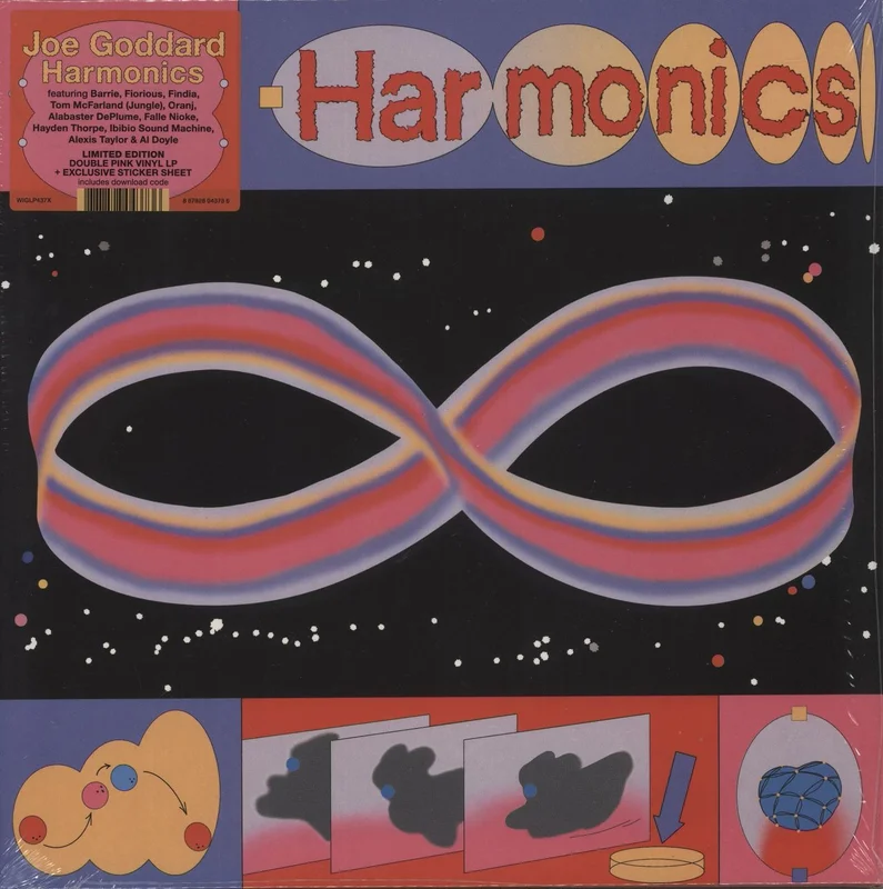 Joe Goddard Harmonics - Pink Vinyl - Autographed UK 2-LP vinyl set