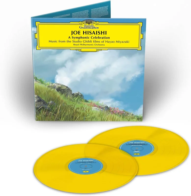 Joe Hisaishi A Symphonic Celebration | Music from the Studio Ghibli films of Hayao Miyazaki - Yellow Vinyl UK 2-LP vinyl set