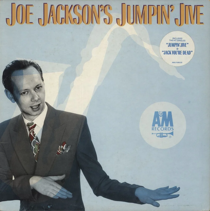 Joe Jackson Jumpin' Jive - Sticker UK Vinyl LP