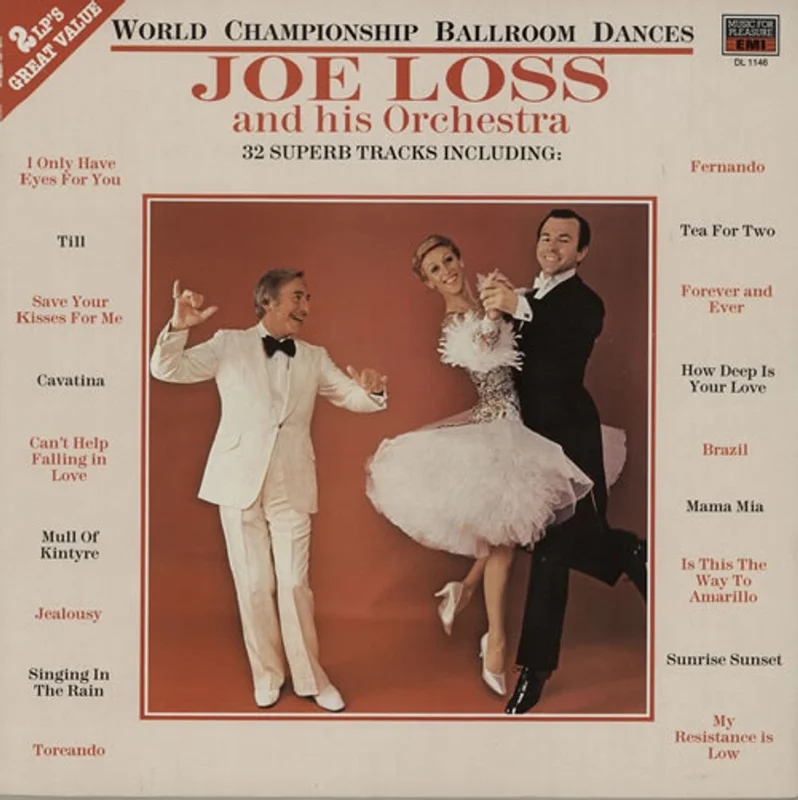 Joe Loss World Championship Ballroom Dances UK 2-LP vinyl set