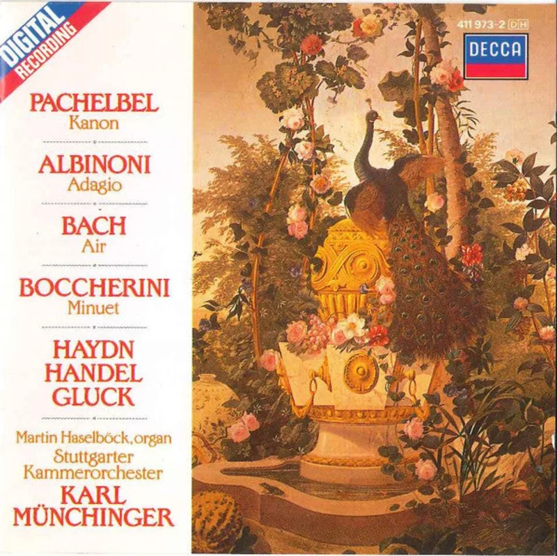 Johann Pachelbel, Tomaso Albinoni, Johann Sebastian Bach, Luigi Boccherini, Joseph Haydn, Georg Friedrich Hndel, Christoph Willibald Gluck, Martin Haselbck, Stuttgarter Kammerorchester, Karl Mnchinger - Kanon Adagio Air Minuet