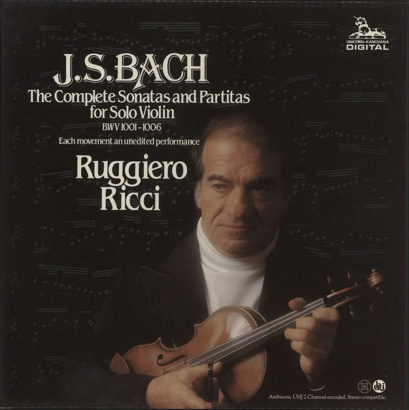 Johann Sebastian Bach Bach: The Complete Sonatas And Partitas For Solo Violin Dutch Vinyl box set