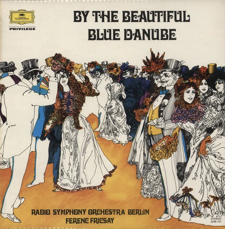 Johann Strauss II (1825-1899) By The Beautiful Blue Danube UK Vinyl LP