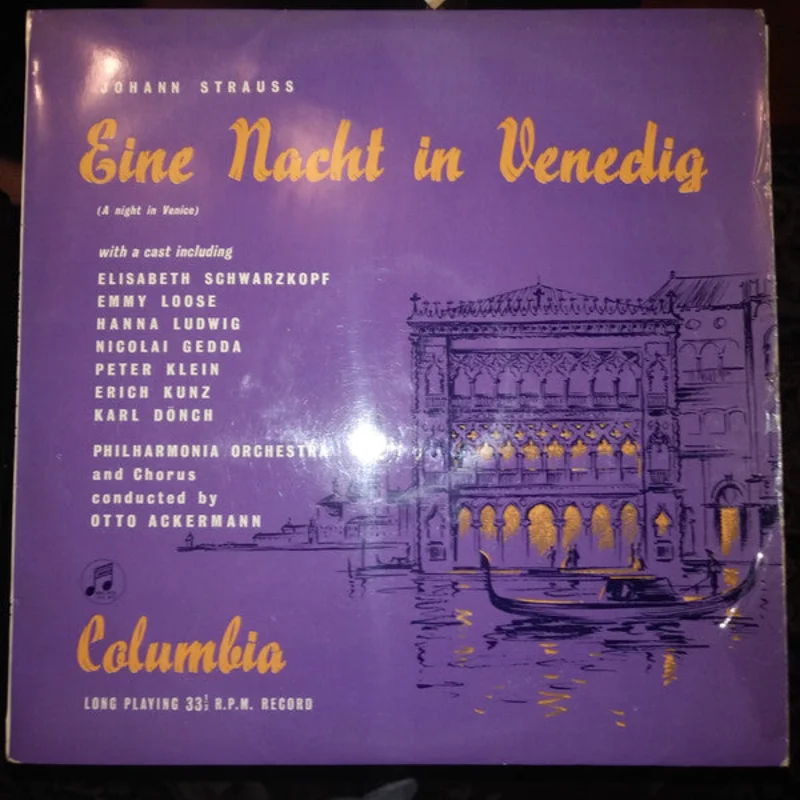 Johann Strauss Jr., Otto Ackermann - Eine Nacht In Venedig (A Night in Venice)