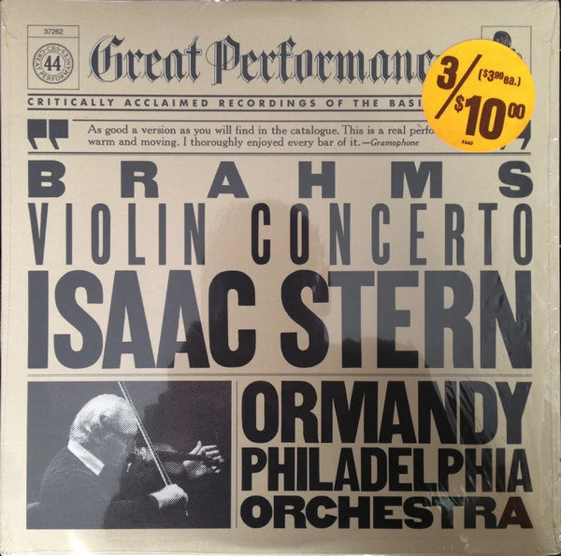 Johannes Brahms, Isaac Stern, Eugene Ormandy, The Philadelphia Orchestra - Violin Concerto