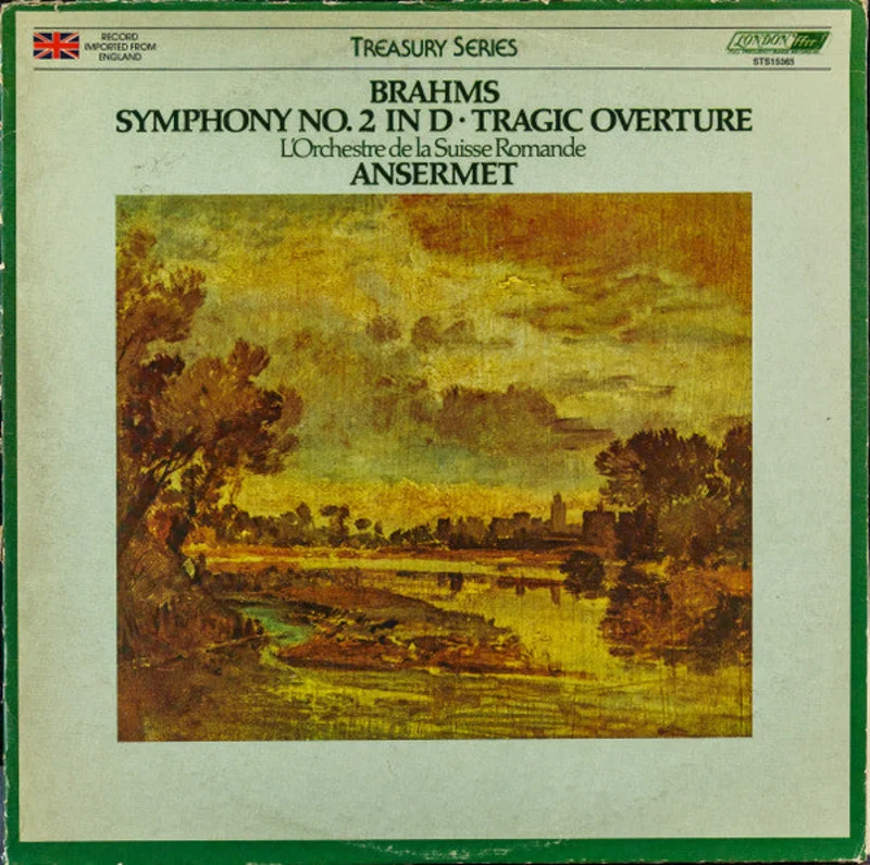 Johannes Brahms, L'Orchestre De La Suisse Romande, Ernest Ansermet - Symphony No. 2 In D Tragic Overture
