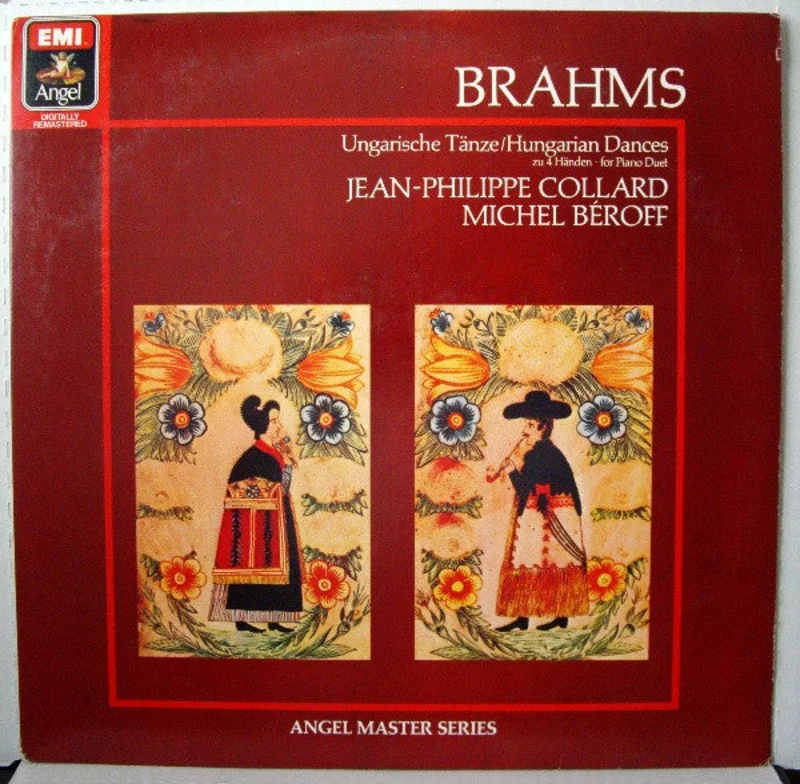 Johannes Brahms, Michel Broff, Jean-Philippe Collard - Ungarische Tnze Zu 4 Hnden / Hungarian Dances For Piano Duet