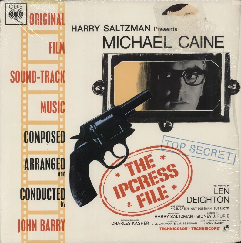 John Barry (Composer) The Ipcress File - Shrink - EX UK Vinyl LP
