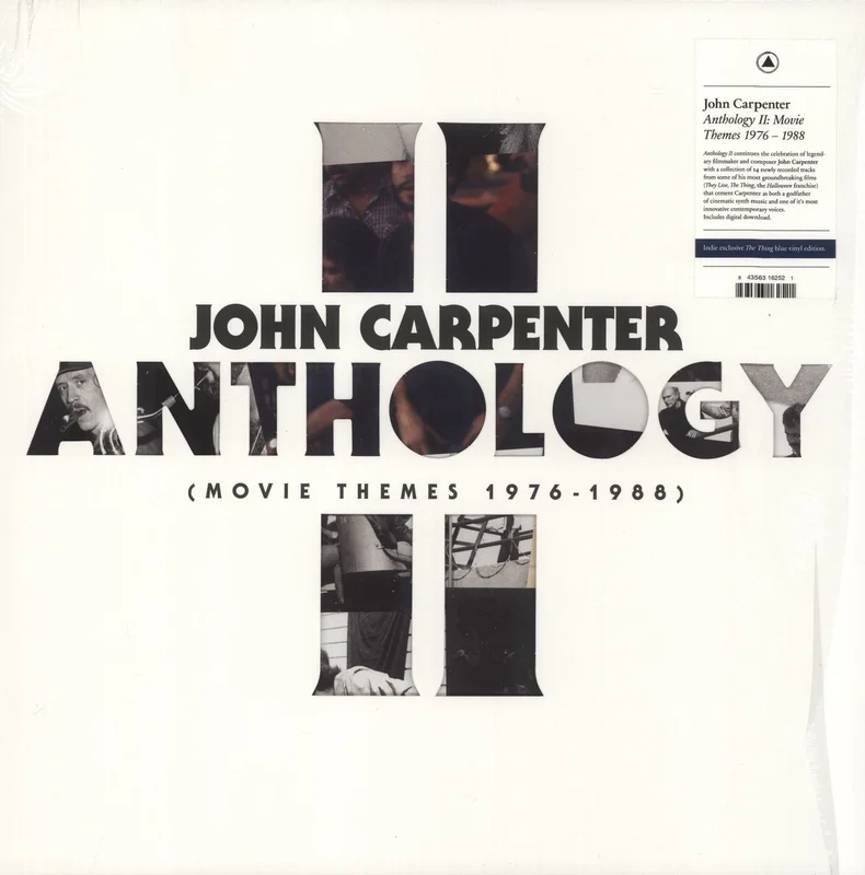 John Carpenter Anthology II (Movie Themes 1976-1988) - Blue Vinyl - Shrink US Vinyl LP