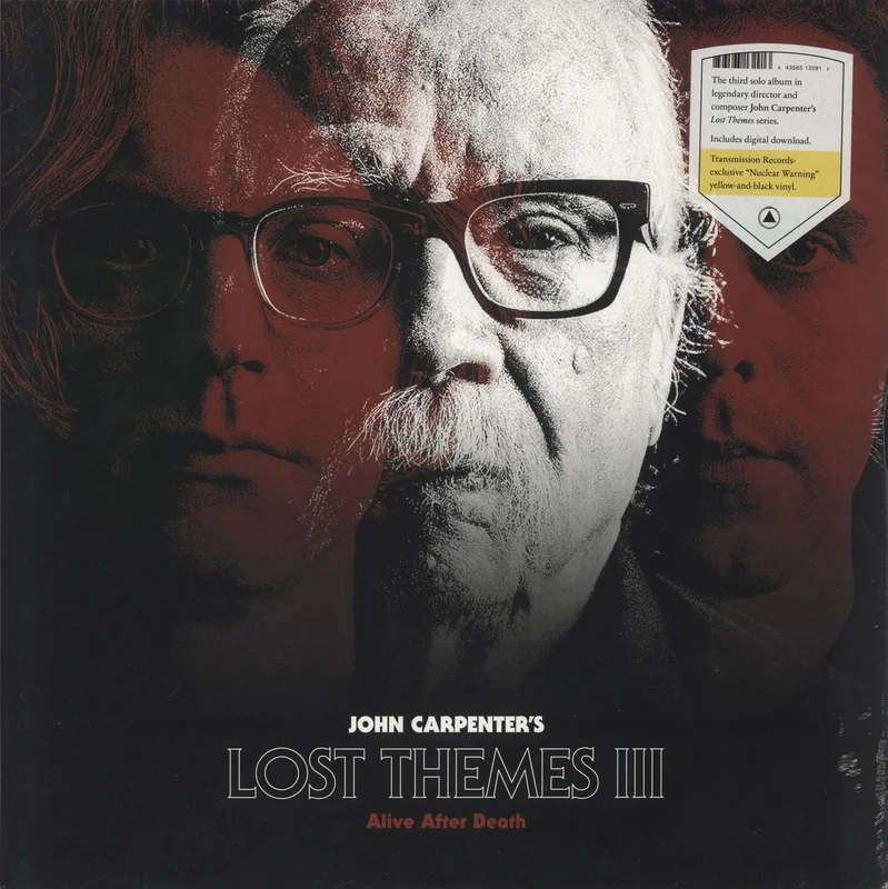 John Carpenter Lost Themes III: Alive After Death - 'Nuclear Warning' Yellow/Black Vinyl - Sealed US Vinyl LP