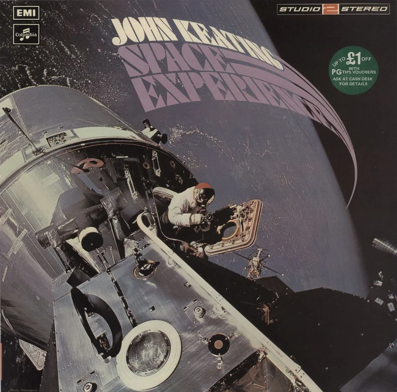 John Keating Space Experience - Sticker UK Vinyl LP