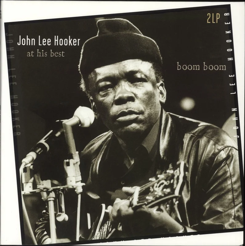 John Lee Hooker At His Best [Boom Boom] Dutch 2-LP vinyl set