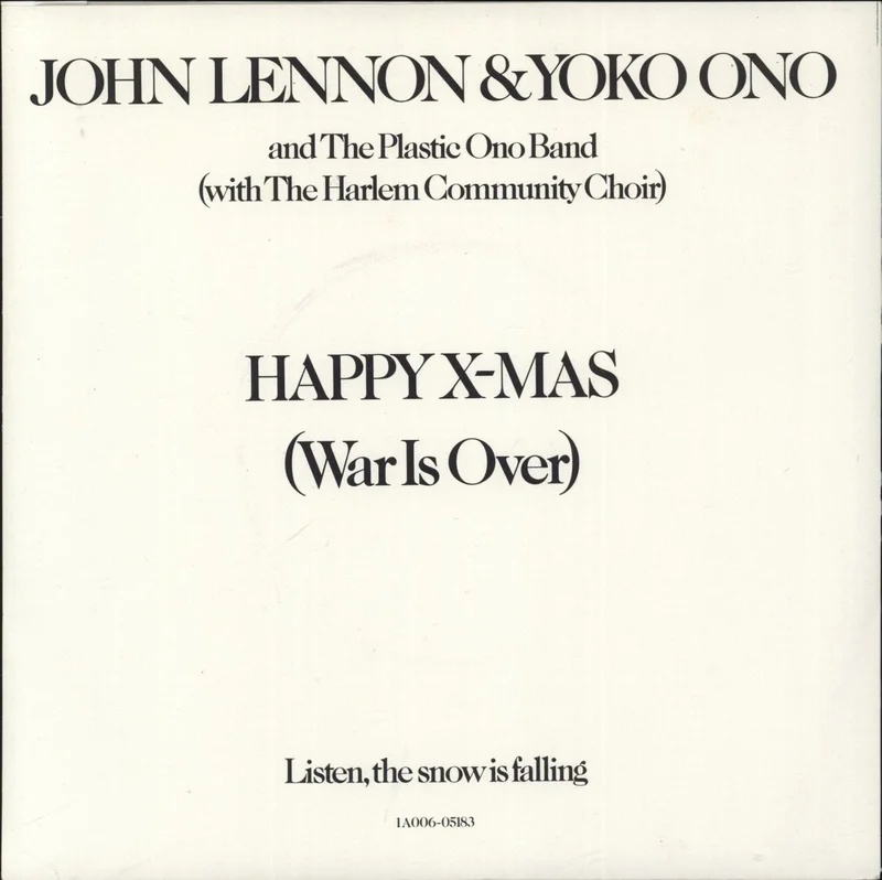 John Lennon Happy Xmas [War Is Over] + Sleeve Dutch 7" vinyl
