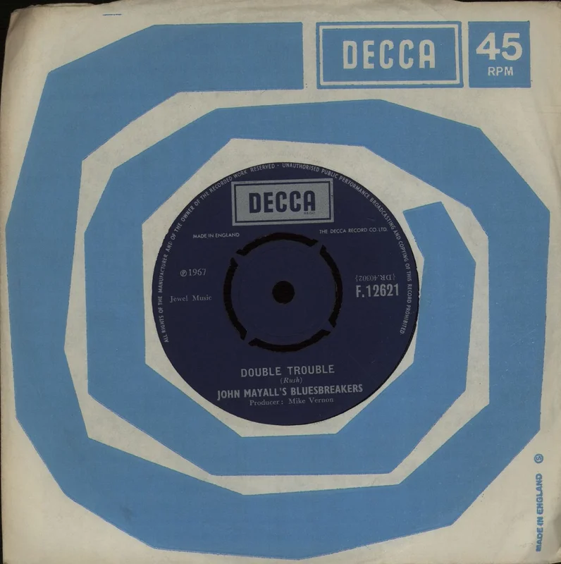 John Mayall Double Trouble UK 7" vinyl