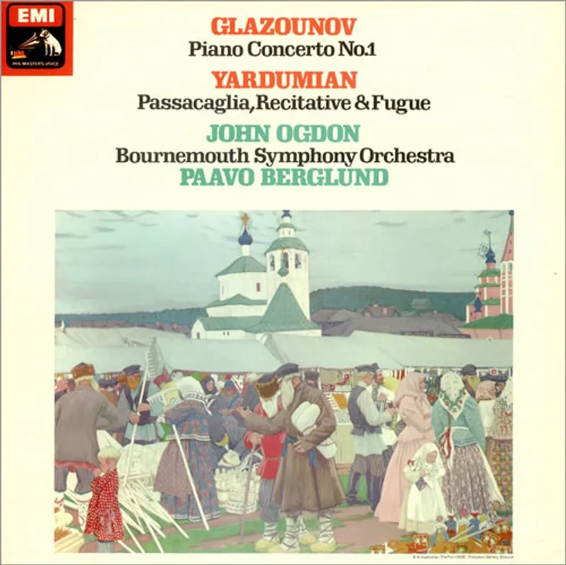 John Ogdon Glasounov Piano Concerto No. 1 - Quad UK Vinyl LP
