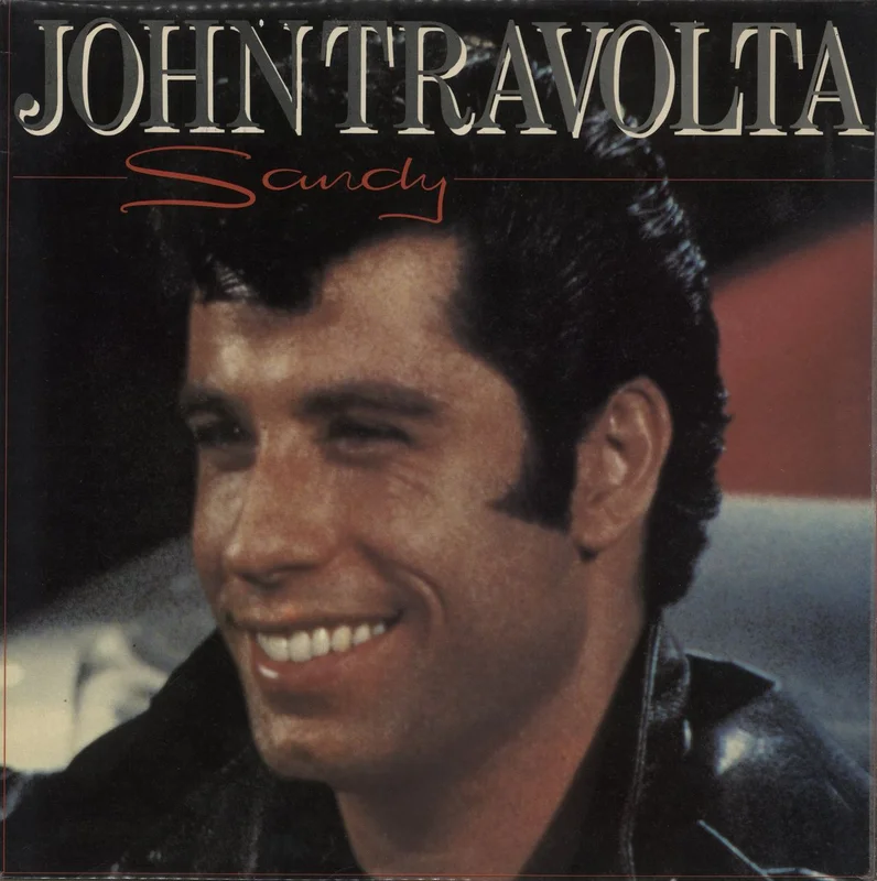 John Travolta Sandy UK Vinyl LP