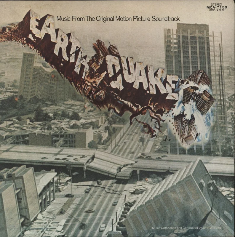 John Williams (Composer) Earthquake UK Promo Vinyl LP