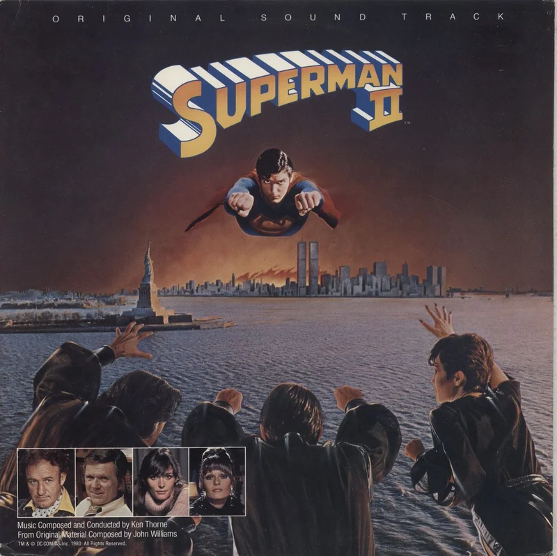 John Williams (Composer) Superman II - Etched US Vinyl LP