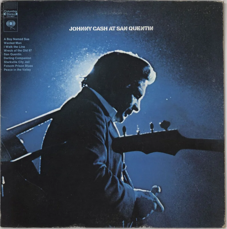 Johnny Cash At San Quentin - EX US Vinyl LP
