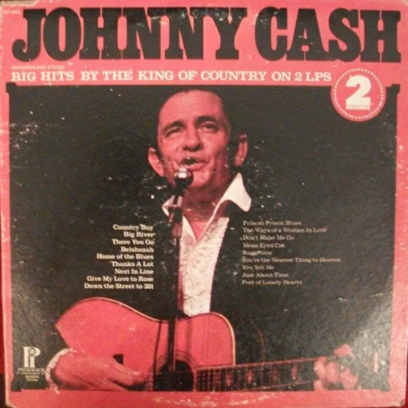 Johnny Cash - Big Hits By The King Of Country On 2 Lps