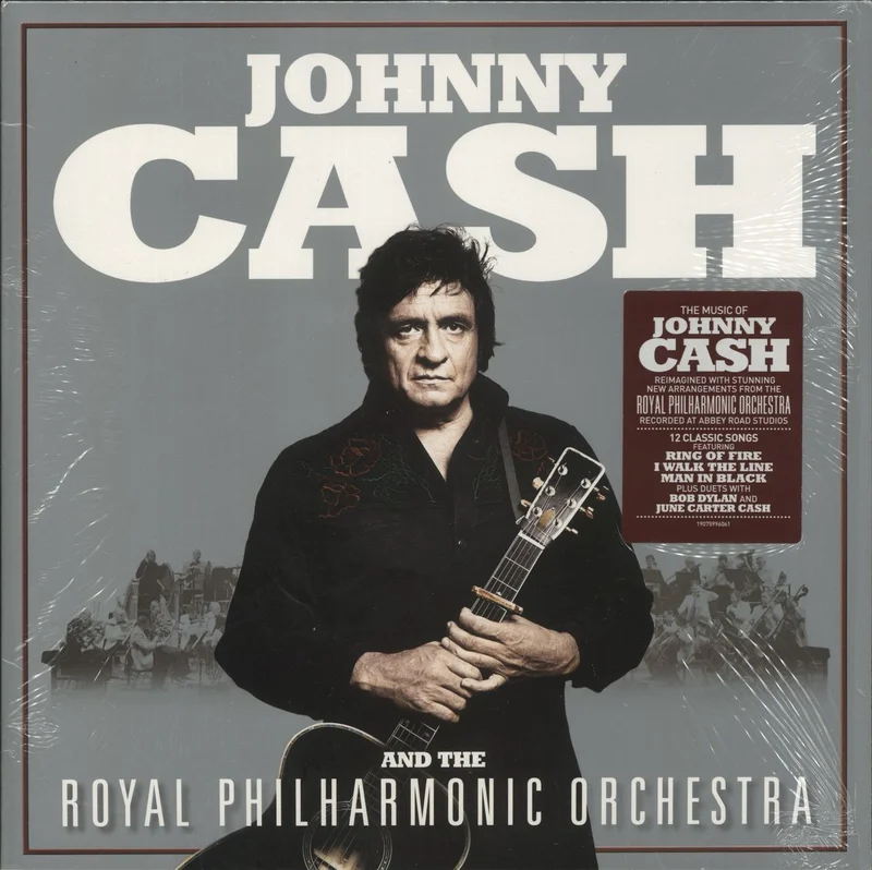 Johnny Cash Johnny Cash And The Royal Philharmonic Orchestra - Shrink UK Vinyl LP