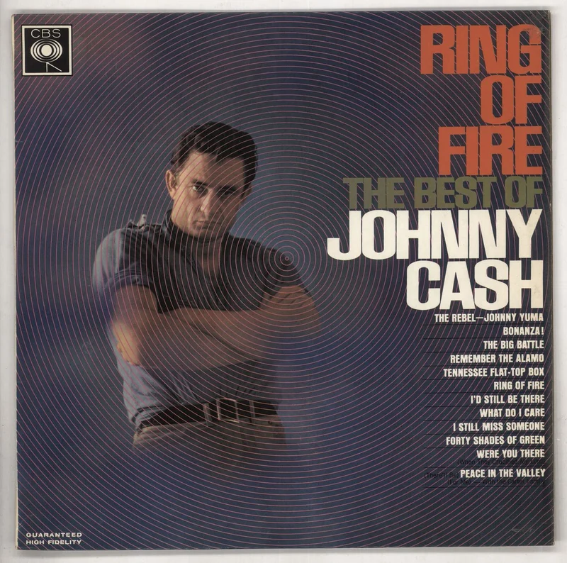 Johnny Cash Ring Of Fire UK Vinyl LP