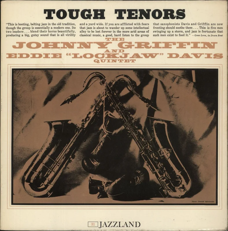 Johnny Griffin & Eddie 'Lockjaw' Davis Tough Tenors - Test Pressing - Autographed UK Vinyl LP