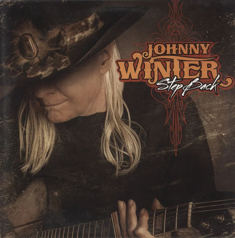 Johnny Winter Step Back - Clear With Red & White Splatter Vinyl US Vinyl LP