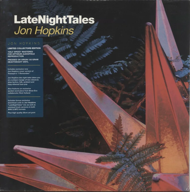 Jon Hopkins LateNightTales - 180gm - Sealed UK 2-LP vinyl set