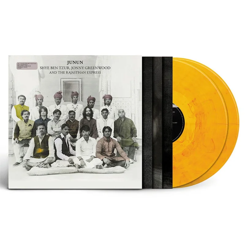 Jonny Greenwood Junun - 10th Anniversary Edition - Yellow & Orange Marble Vinyl - Sealed UK 2-LP vinyl set